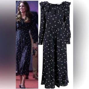 *Replica/Not Authentic* Alessandra Rich Dress Kate Middleton midi dress